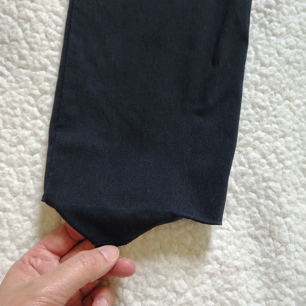 Zac & Rachel Women's Size 10 Black Cropped Dress Slacks - Picture 9 of 11